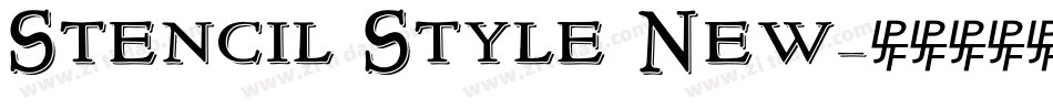 Stencil Style New字体转换